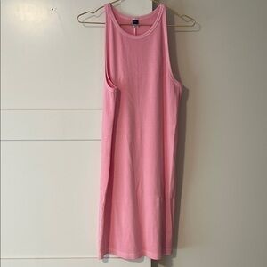 Old Navy Pink Ribbed Dress